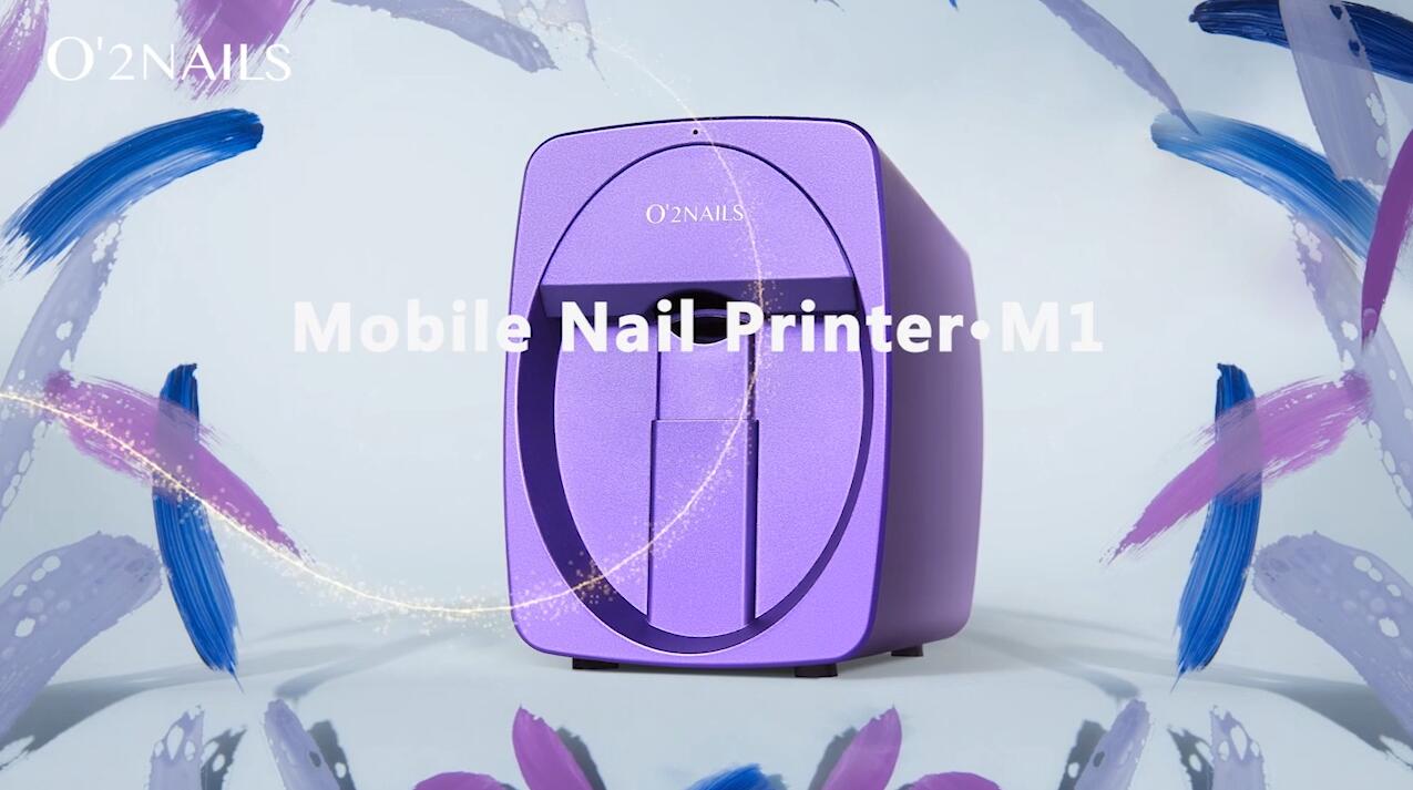 Intelligent Nail Painting Machine Home Intelligent Drawing Mini Nail  Printer M1